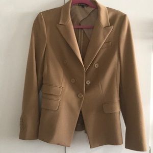 Gently used Express tan single breasted blazer.